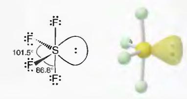 mengitari grup elektron dan 2 ideal bentuk sudut.