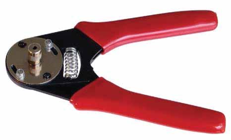CRIMPERS 923215 Long Handle Ratchet Crimping Tool A heavy-duty ratchet tool with long handles for better leverage when crimping Suitable for