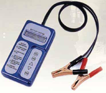 DIGITAL BATTERY ANALYZERS 817210 Battery Tester Special Feature : Test6 and 12 Volt batteries Multiple ranging systems can be selected Test discharged batteries down to 1 volt Test range : 50 to 2000