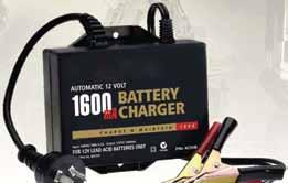 INDICATION RED LIGHT ON AMBER LIGHT ON GREEN LIGHT ON Power on Charging Fully charged and maintaining, no need to turn the charger off 816017 Automatic 12V 1600mA 2 Stage Battery Charger The perfect
