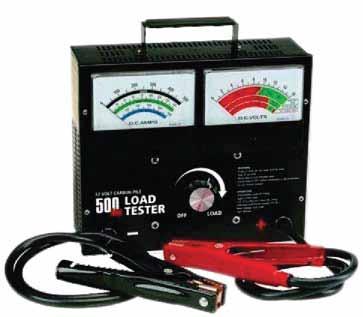 system voltage while the engine is running to make sure the alternator is operating correctly 817011 Battery Load Tester Features : Microprocessor controlled design guarantees an easy & accurate load
