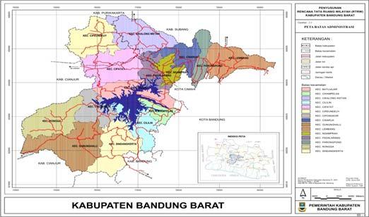 14 III. BAHAN DAN METODE 3.1 Lokasi dan Waktu Penelitian Penelitian dilakukan di Kabupaten Bandung Barat yang merupakan kabupaten baru di Provinsi Jawa Barat hasil pemekaran dari Kabupaten Bandung.
