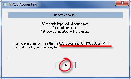 29 File Import Data Accounts Account Information Duplicate Records : pilih Update Existing Record, klik