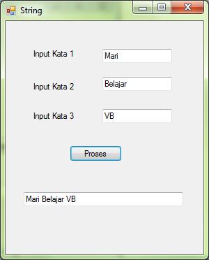 Mdul Praktikum Bahasa Pemrgraman Visual (BPV) d. Tambahkan Event Click pada Buttn Prses dan tambahkan script berikut: 2.