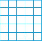 5. Dari sembilan persegi berukuran 1 satuan x 1 satuan, dapat dibentuk satu persegi berukuran.... a. 3 satuan x 3 satuan c. 12 satuan x 12 satuan b. 9 satuan x 9 satuan d. 15 satuan x 15 satuan 6.