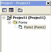 Suatu aplikasi Visual Basic disebut dengan Project (proyek), dan setiap proyek bisa terdiri dari satu atau lebih file misalnya form, modul,