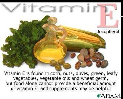 hipekalsimia Vitamin E Asupan serta absorpsi vitamin E tergantung dari pola makan