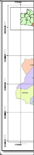 GAMBARAN UMUM WILAYAH STUDI Kondisi Fisik Daerah Geografi Kabupaten Garut secara geografis terletak di antara 6 0 56 49-7