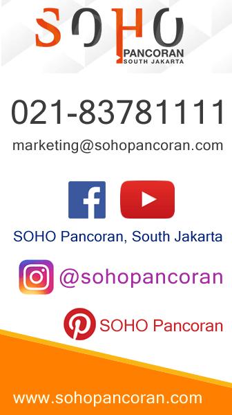 Sales Marketing SOHO Pancoran Disclaimer : Kami percaya bahwa semua informasi diatas benar adanya, namun harap diingat bahwa semua data yang diatas hanya bersifat ilustrasi