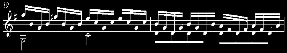harmoni yang digunakan pada bagian Variasi 5 komposisi