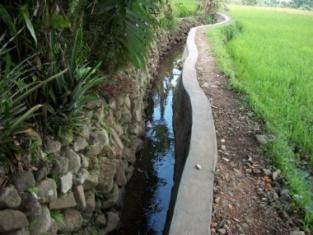 1 hektar sawah (hal ini didukung oleh terdapatnya peningkatan debit air saluran irigasi), serta terdapatnya peningkatan kesadaran petani akan kebersihan saluran irigasi.
