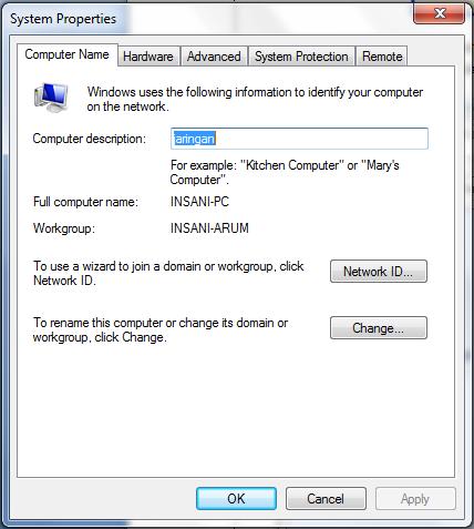 Selanjutnya pada OS Host (Windows 7) masuk ke Control Panel >