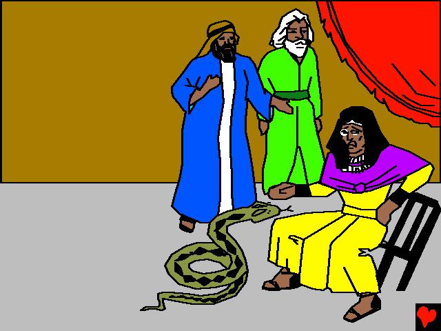 Kemudian Tuhan mengirim Musa dan Harun kembali kepada Firaun.