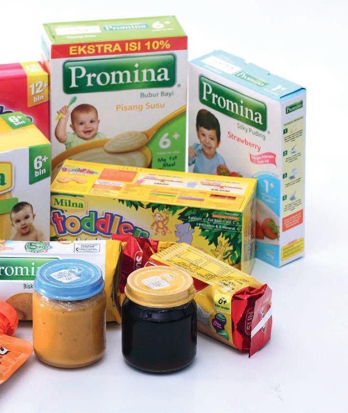 Banyak makanan bayi (baby food) termasuk berbagai jenis MPASI (solid food), susu formula (baby formula & follow-on formula) dan susu pertumbuhan (growing-up milk) yang beredar di pasaran mengandung