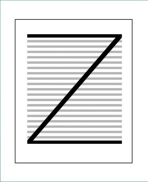 Dalam sebuah proses scanning sebuah naskah penataan baris ( alignment ) mata seorang pembaca secara alami bergerak dari arah kiri kearah kanan.