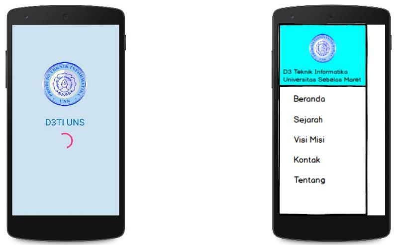 3.4.2 Android Aplikasi berbasis android menyediakan halaman tampilan untuk pengunjung (guest), dan user