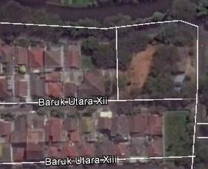 Wilayah RW 11 Kelurahan Penjaringan Sari Diletakkan di Jalan Pandugo Sari X (beraspal) dengan lebar jalan 6 meter (Gambar