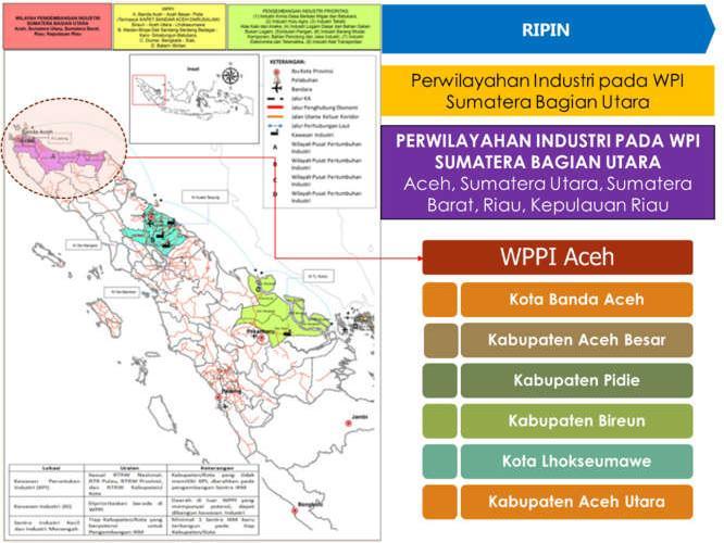 Gambar A.1 Peta Administrasi WPPI Provinsi Aceh Demografi Jumlah penduduk di Provinsi Aceh berdasarkan proyeksi penduduk tahun 2014 sebanyak 2.449,4 ribu jiwa laki laki dan 2.