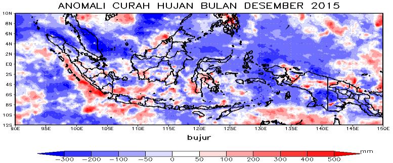 untuk tiap bulannya juga sangat berhubungan dengan anomali curah hujan bulanan di wilayah Sumatera dan Kalimantan pada tahun 2015.