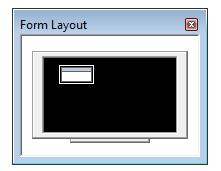 24 Form Layout Window Merupakan jendela yang digunakan untuk mengatur posisi form pada layar monitor