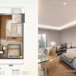 Konsumen dapat memilih pilihan tipe unit apartemen di tower Cassea