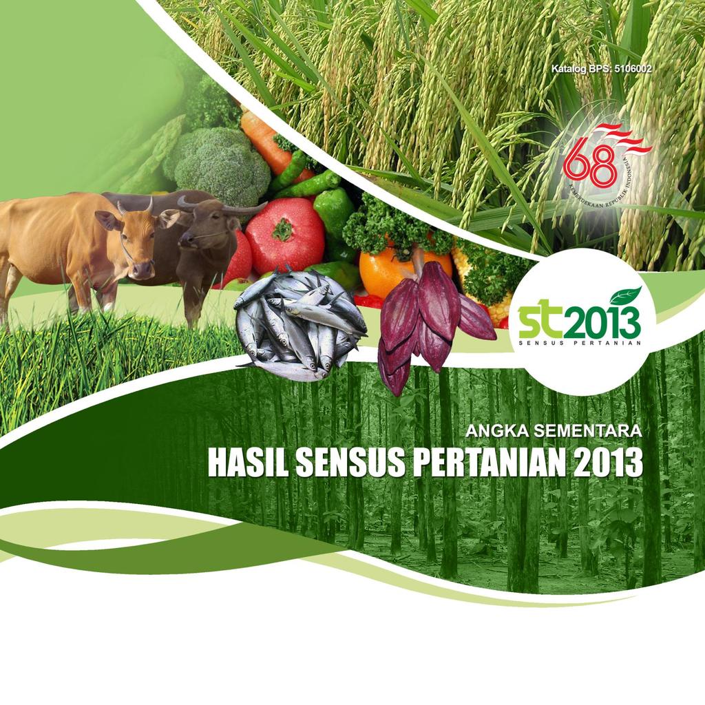 Jumlah rumah tangga usaha pertanian di Kabupaten Situbondo Tahun 2013 sebanyak 130.