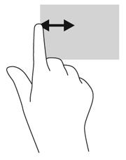 Sapukan jari dengan lembut dari tepi kiri layar ke arah dalam untuk beralih di antara apl.