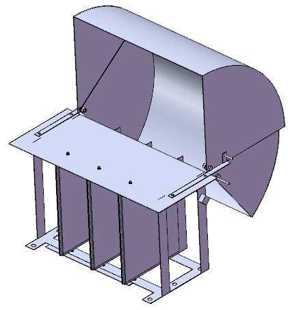 ialah 1/3 area ducting untuk aliran dorong/thrust dan 2/3 area ducting yang dipergunakan untuk sistem angkat (lift system) Gambar 3.