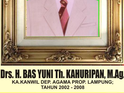 Ag menjabat sebagai Kepala Kantor Departemen Agama Provinsi Lampung selama kurang lebih 6 Tahun