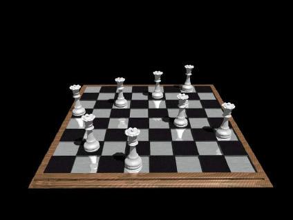 3. Persoalan N-Ratu (The N- Queens Problem) Persoalan: Diberikan sebuah papan catur yang berukuran N N dan delapan buah ratu.