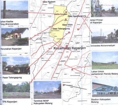 Kecamatan Kepanjen telah ditetapkan sebagai Ibukota Kabupaten Malang berdasarkan Peraturan Pemerintah Nomor 18 tahun 2008, maka secara bertahap pusat pemerintahan Kabupaten Malang akan berpindah ke