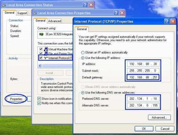 IP Mikrotik interface ke LAN merupakan IP Gateway untuk PC Client.