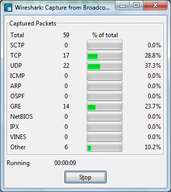 133 Gambar 4.28 Tampilan packet capture aktif pada Wireshark Setelah proses copy file selesai dilakukan, hentikan packet capture dengan menekan tombol Stop.