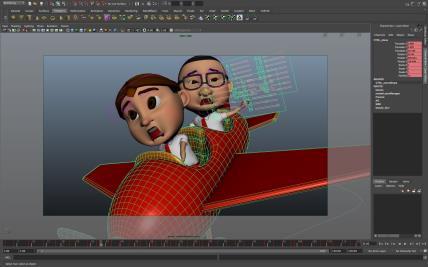 5. Animation Untuk membuat sebuah animasi dapat dilakukan dengan menggerakan pada bagian tubuh pada karakter kemudian mengunci pada stiap frame. 2.3 Testing 6. Lighting Gambar 9.