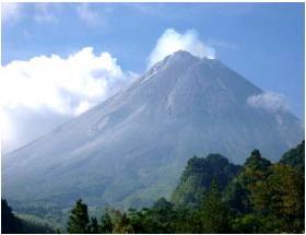 7. gambar gunung disaping terdapat di daerah. a. Jawa Timur c. Jawa Tengah b. Jawa Barat d. Kalimantan 8.
