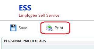 PRINT CV Anda dapat mencetak atau mengunduh CV Anda ke dalam beberapa format yang tersedia pada aplikasi. Caranya adalah, klik tombol Print seperti yang terlihat pada gambar berikut: Gambar 17.