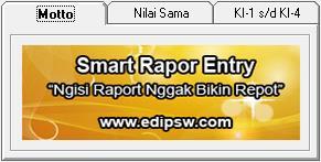 menggunakan Smart Rapor Entry ini kegiatan pengisian rapor online yang selalu
