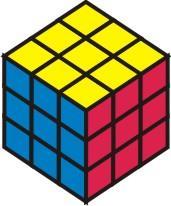 Rubik 2x2 Rubik s Cube (Rubik 3x3) Gambar 1. Rubik 2x2 dan 3x3 Dalam sudut pandang matematika, rubik ini memiliki unsur teori graf, fungsi dan teori grup.