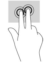 Memutar (hanya model tertentu) Memutar berfungsi untuk memutar arah item, seperti foto. Arahkan pointer ke salah satu objek, kemudian tumpukan jari telunjuk kiri pada zona Panel Sentuh.