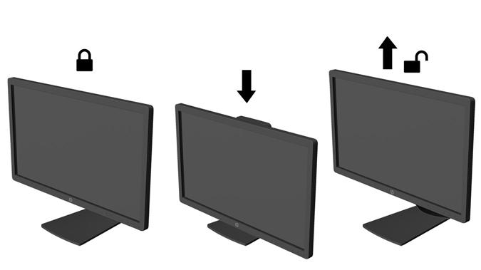 Monitor yang diposisikan lebih rendah dan rebah mungkin lebih nyaman bagi pengguna dengan lensa korektif.