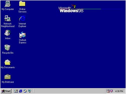 Windows 98 Pada 25 Juni 1998, Microsoft merilis sebuah sistem operasi Windows baru, yang dikenal sebagai Windows 98.