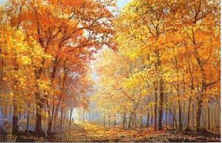 4). Bioma Hutan Gugur (Deciduous Forest) Gambar 10. Ciri khas hutan gugur adalah tumbuhannya sewaktu musim dingin, daun daunnya meranggas.