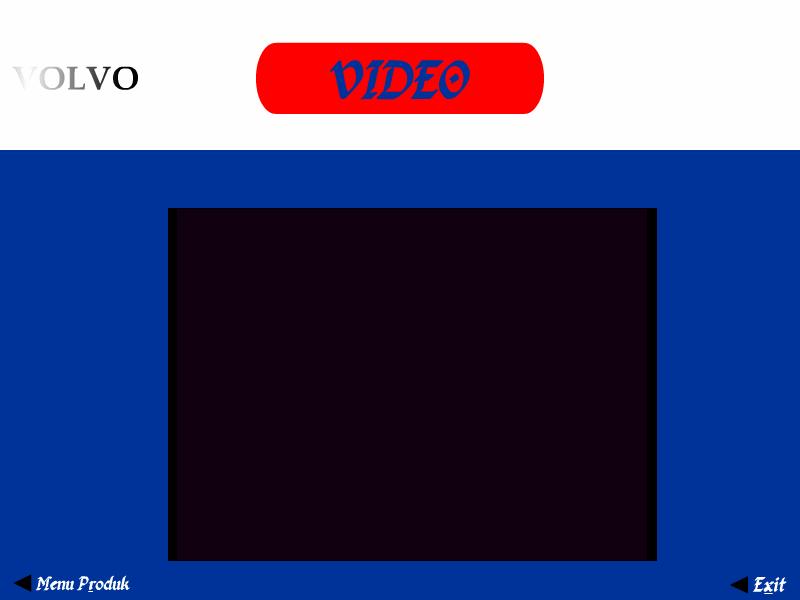 86 8. Layar Video Gambar 4.8 Tampilan Layar Video Pada layar Video ditampilkan video yang sesuai dengan pilihan mobil pada layar produk.