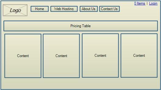 Halaman ini memperlihatkan berbagai paket hosting yang ditawarkan perusahaan.