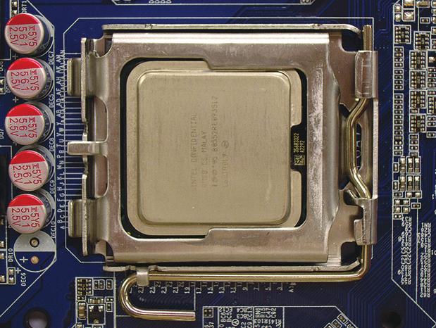 (Untuk melindungi soket CPU, gantilah selalu penutup soket pelindung saat CPU belum terpasang.