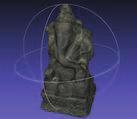 Gambar 15. Patung Buddha, patung hasil rekonstruksi Gambar 12.