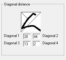 30 Gambar 3.15 Tampilan pada aplikasi ektraksi diagonal distance feature dibawah ini: Langkah-langkah ekstraksi dijelaskan dengan flowchart pada Gambar 3.16 Gambar 3.