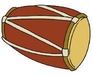 Alat musik yang dapat digunakan misalnya gendang, rebana, tamborin, atau tifa. Jika alat musik di atas tidak ada, gunakan bendabenda di sekitar kelasmu sebagai alat musik.