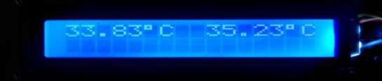 lcd.print(suhu); lcd.write(0xdf); lcd.print("c"); delay (300); Arti dari cuplikan program di atas yaitu pada LCD baris pertama, yaitu lcd.