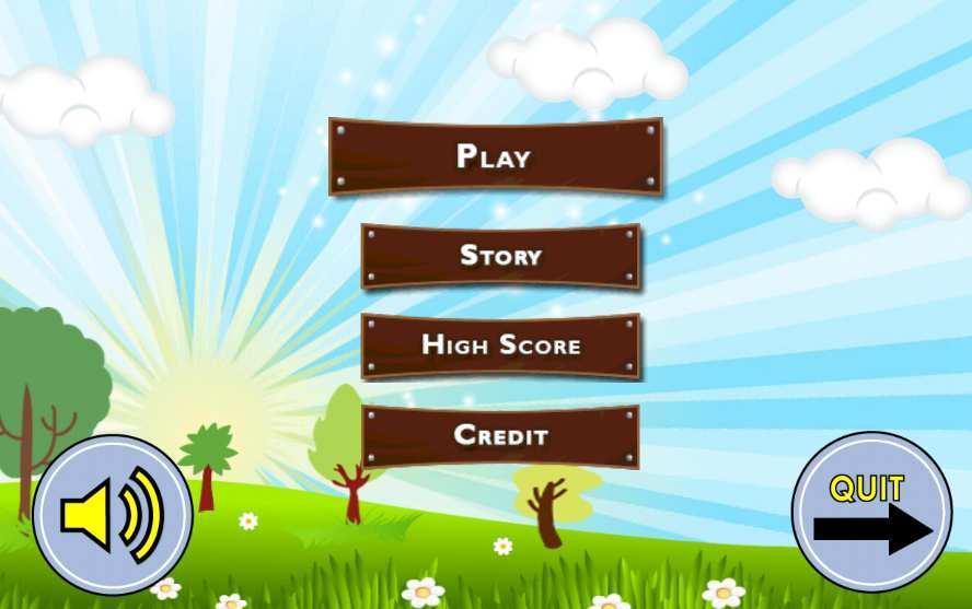 b. Tampilan Menu Utama Gambar 4.7 Tampilan Menu Utama Halaman ini merupakan tampilan menu utama dari permainan Fix Our Environment.